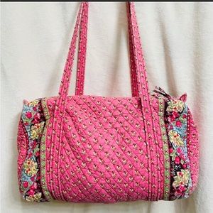 Vera Bradley Large Pink Duffel Bag